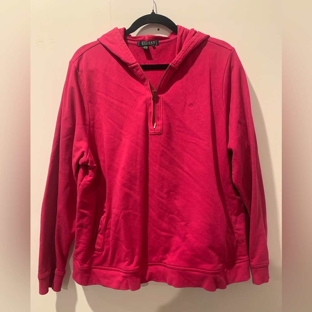 Lauren Ralph Lauren Women’s Zip-Up Sweatshirt in Pink